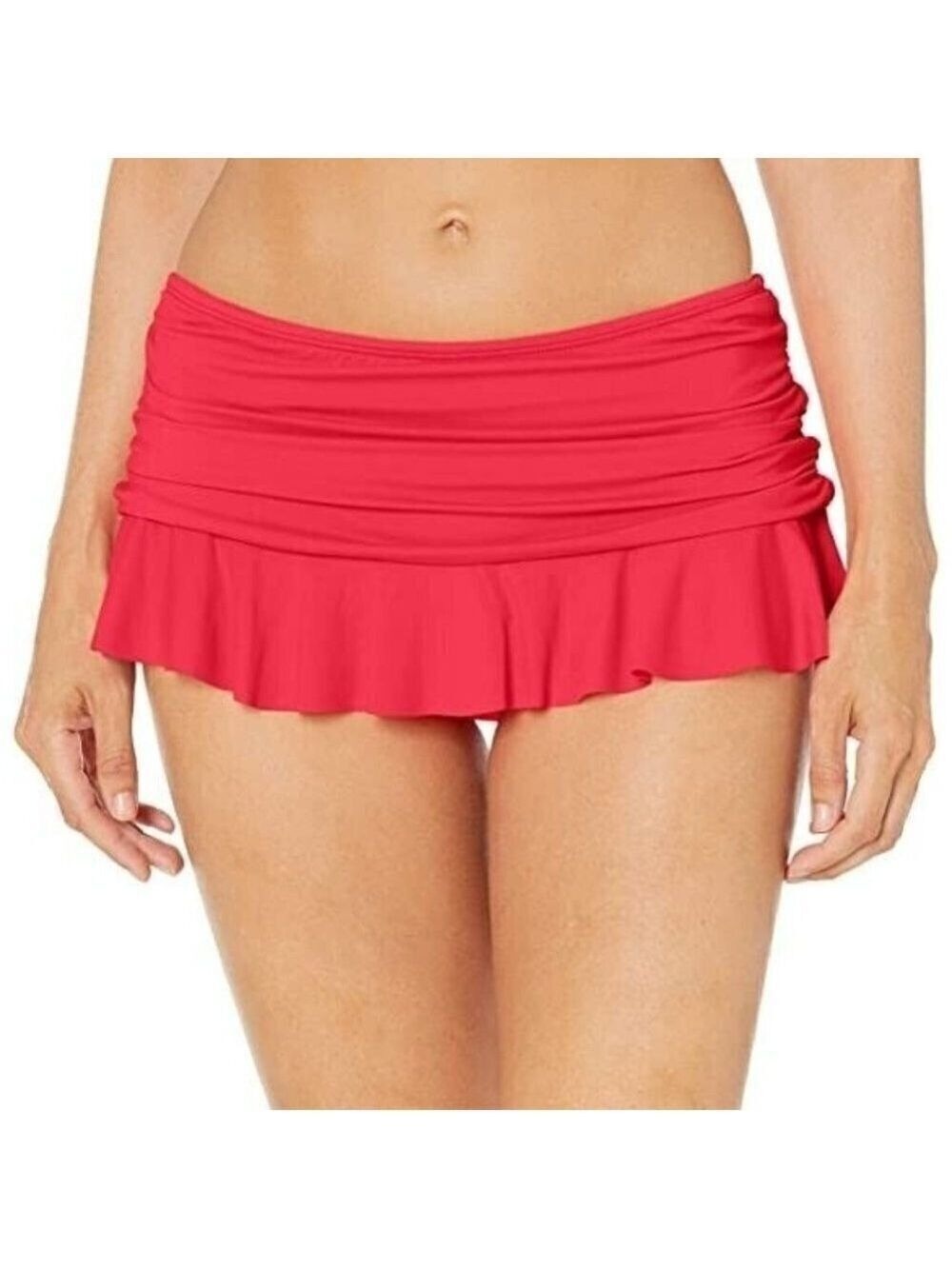 LA Blanca Skirted Bikini Bottom Women BNWOT Hipster